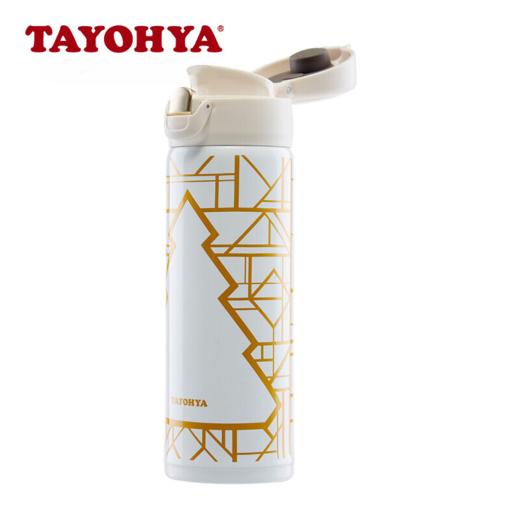 【多样屋专柜】多样屋真空不锈钢保温杯学生户外便携保温/保冷单手弹盖水杯情侣杯 黑色+白色对杯(600+500ml) 商品图4