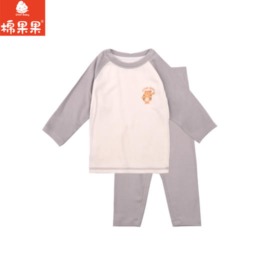 棉果果专柜同款冬季新品男童暖姜套头套装M411302424815 商品图0