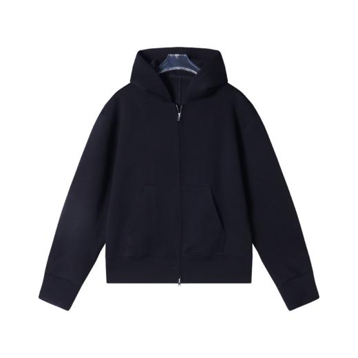 WT89新款时尚百搭简约运动拉链长袖连帽短裤上衣宽松潮流舒适 商品图0