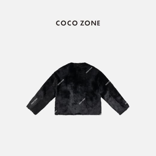 COCO ZONE 秋冬V领单排扣皮毛一体皮草CC2C2289 商品图1