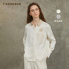 Famecoco范可儿缎面衬衫定制高雅印花简约日常通勤FAC6BH006 商品缩略图0