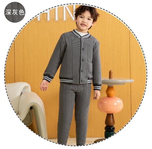 【YW】无忧购儿童德绒保暖校服神器绵羊毛蓄热抗寒棒球服两件套（截单后7天发货)25年清仓捡漏 商品图10