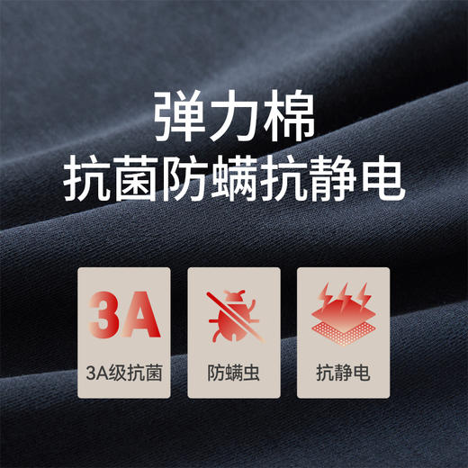 Threegun三枪 舒肤轻薄弹力棉圆领男打底衫-24391A011 商品图7