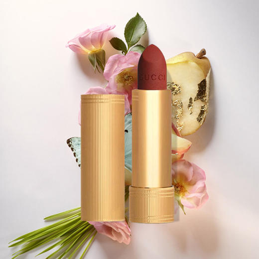 古驰#505倾色绒雾唇膏3.5g铁锈红 商品图2