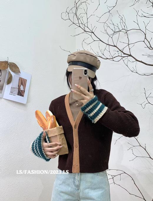 33GAR150378#全绵羊毛毛织开衫 商品图2