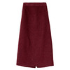 牧衣游原创 进口澳毛呢混纺半身裙女新款简约保暖百搭直筒裙 遇椿 商品缩略图4