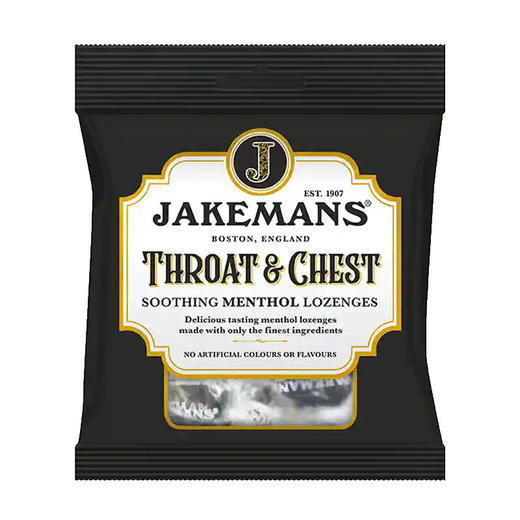 73gJakemans润喉糖 蜂蜜柠檬味/薄荷味/茴香桉叶油味/桉叶油味 商品图3