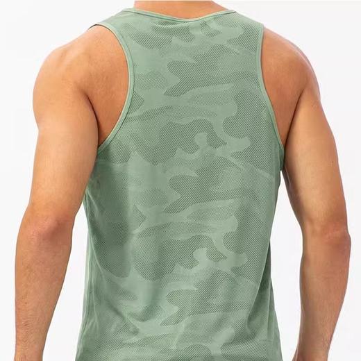 跃牌【欲动春风】男装系列 春夏男士运动背心宽松T恤跑步训练坎肩21112 商品图4