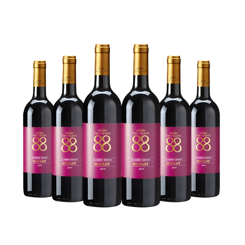 首彩 88经典梅洛红葡萄酒  750ml*6