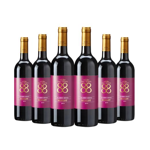 首彩 88经典梅洛红葡萄酒  750ml*6 商品图0