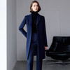IWY/银行酒店前台接待物业售楼部珠宝店职业装藏青色羊毛大衣ND9022 商品缩略图2