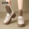 优选丨ZHR则则学院风乐福袜靴女靴新款时髦甜酷加绒保暖弹力靴  商品缩略图9