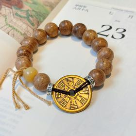 【敦煌山鬼花钱手串】（敦煌/丹霞包装随机发货）敦煌福泽小众轻奢祈福菩提檀木手串