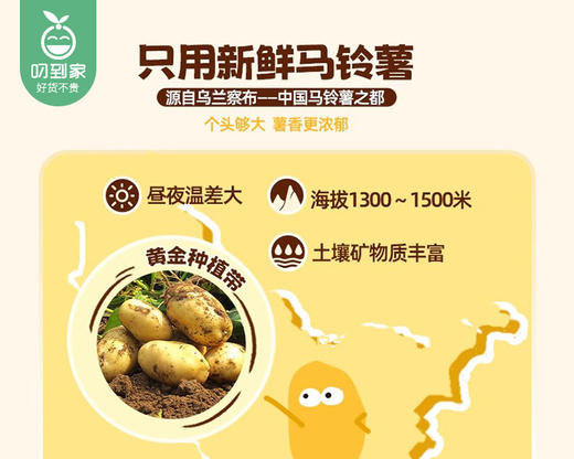 【第2份半价】头厨脆香大薯饼/1盒（8片，共480g）生产日期：25年10月 商品图2