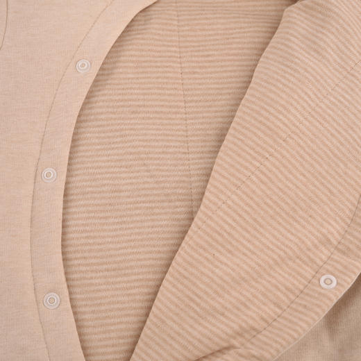 棉果果冬季新品专柜同款彩棉偏襟夹棉连体衣M401720899609 商品图6