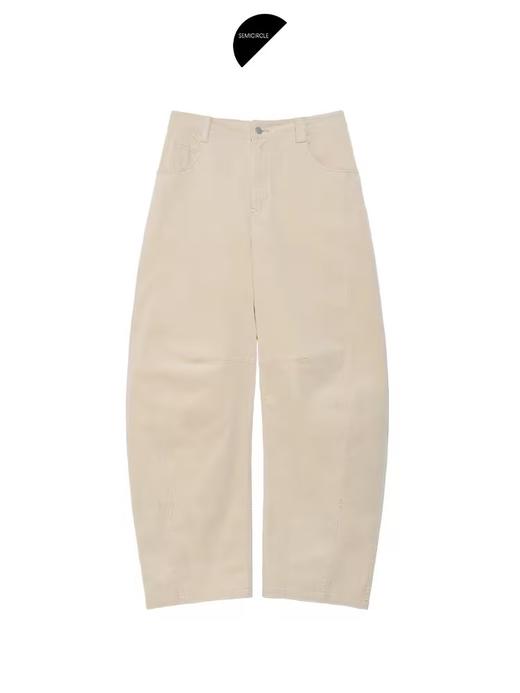 半圆/D24402518/质感水洗休闲裤 商品图2