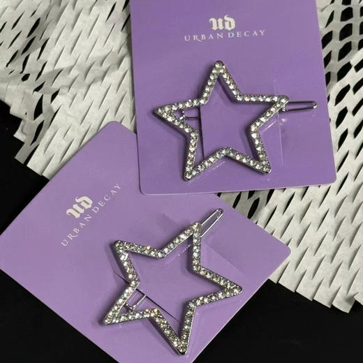 Urban decay 星星发卡 金金卡专拍 随单发货 (单拍不发货 可保留半年) 商品图1