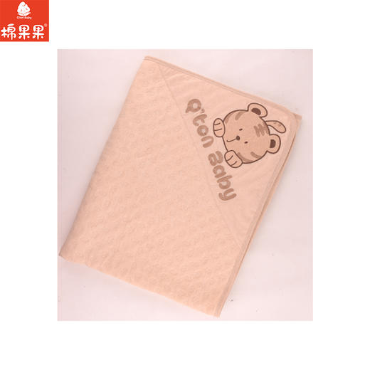 棉果果专柜同款彩棉空气层毯子（100*120cm）M405552600045 商品图1