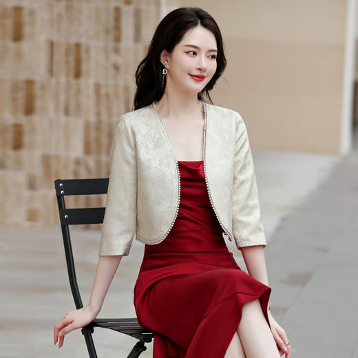 短款披肩百搭时尚流行上衣外套HR-CME8010 商品图3