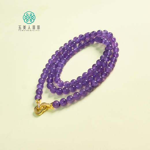 玉美人菲菲HZ/水晶项链约8mm 商品图0