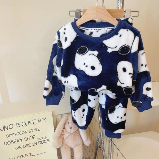 【39.9购】儿童法兰绒保暖睡衣丨加绒加厚可爱卡通居家服 软糯不束缚 商品图6