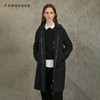 Famecoco范可儿休闲宽松风衣外套长款连帽可拆卸FAC6AA001 商品缩略图4