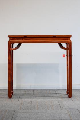 红桥红  家具严选  缅甸花梨（大果紫檀）【恭王府 霸王枨小条桌】