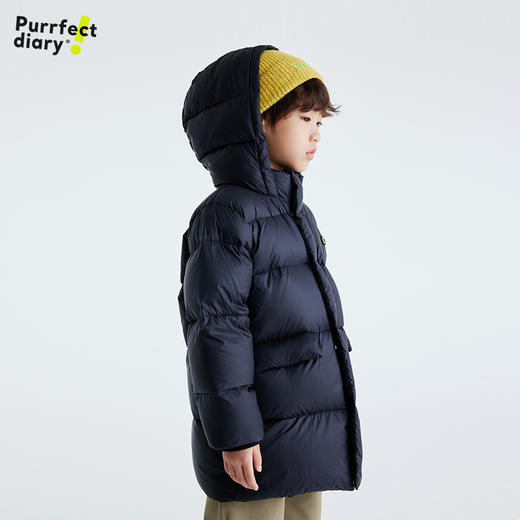 fx-儿童中长款加厚连帽羽绒服 PDWT2433 商品图3