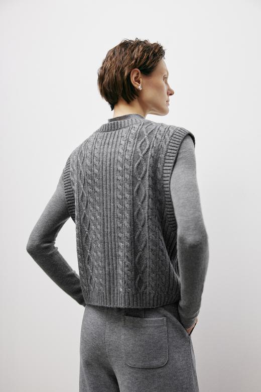 【商场同款】麦檬冬毛衫背心5EA334241 商品图5