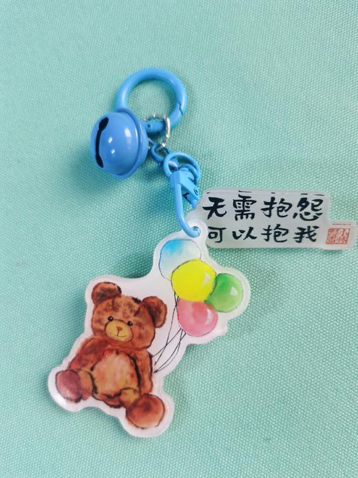 小林漫画   亚克力 马卡龙 治愈 多色系 钥匙扣挂件  铃铛挂件 商品图7