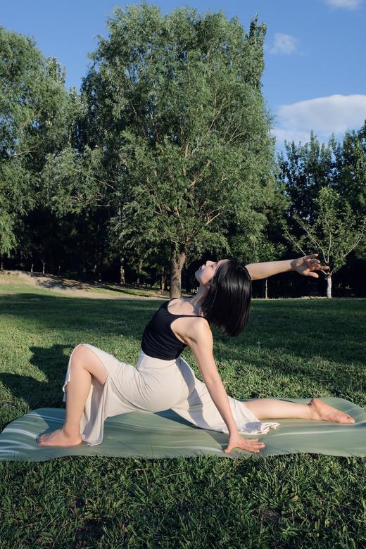 色彩艺术加厚防滑耐磨撞色磨砂橡胶瑜伽垫 商品图10