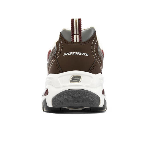 Skechers斯凯奇拼接厚底老爹鞋女休闲运动鞋149906-BUGY 棕红色/灰色 商品图5
