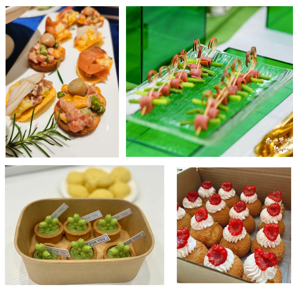 【甜久荟】轻松茶歇 享受悠然时光 满足不同味蕾的喜好 外卖点心65个（按沟通款式 另外随机赠送15个）