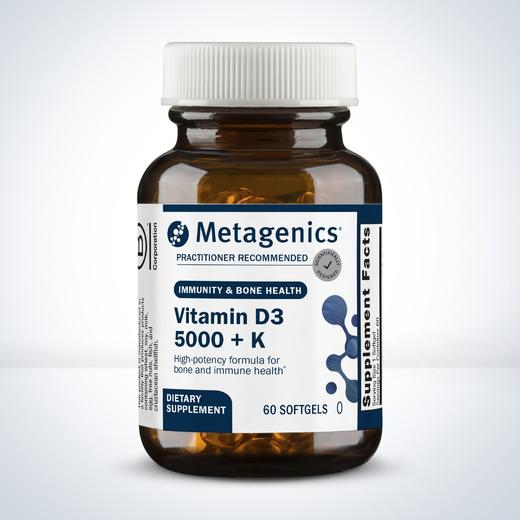Metagenics  Vitamin D3 5000 + K 60粒 原名称 D3 5000 + K 60粒 商品图0