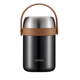 SUPOR苏泊尔保温桶304不锈钢真空保温桶三层学生保温便携便当盒保温桶 KFV20AD10   2.0L