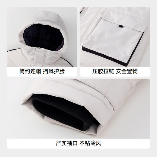 【极寒-15~-5℃】男童户外型保暖长羽绒外套冬季新款安奈儿童装实体店同款AB445788 商品图4