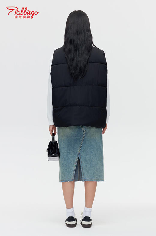 秋冬2024新款马甲女立领棉服加厚坎肩背心保暖马夹外套潮 商品图7