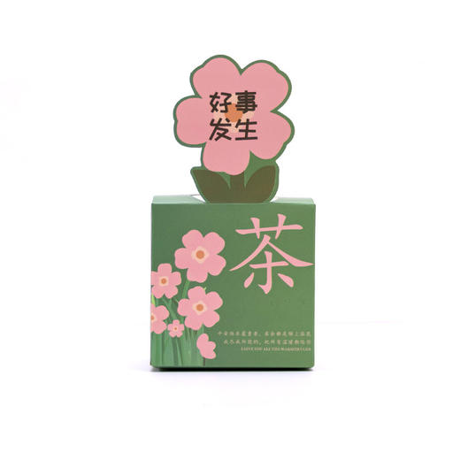 花茶礼盒装节日玫瑰花茶茶叶伴手礼礼盒带贺卡礼品花茶伴手礼 商品图4