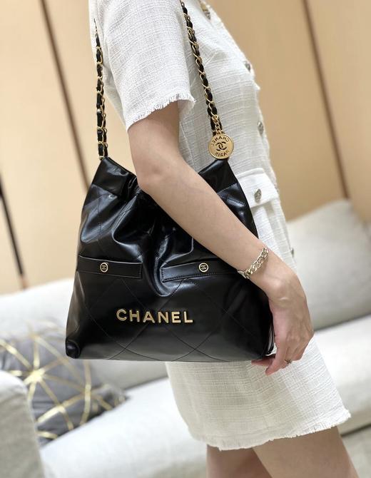 香奈儿24B22BAG双口袋黑金（HH） 商品图9