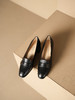 豪麟名鞋进口迪嘉女鞋皮鞋羊皮革F24406P黑色 商品缩略图2