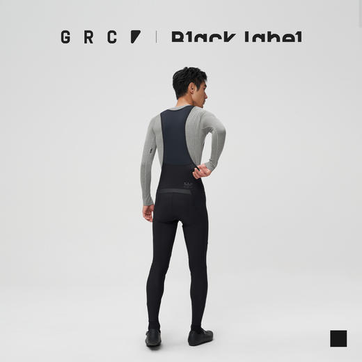 GRC桀骜无尽 Black label 黑标系列深冬防风保暖背带骑行长裤男士 商品图3