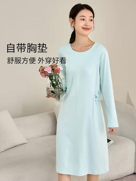 康妮雅女式长袖睡裙 商品图5