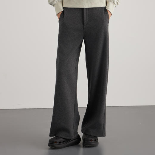 weyo秋冬款女加厚醋酸羊毛宽松阔腿裤休闲西装裤880051、880052 商品图4