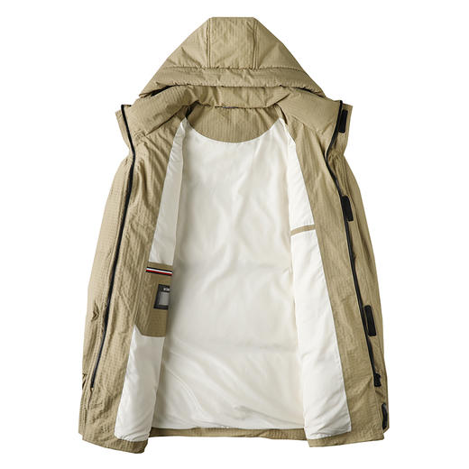 【特大码】【新款DPX】大依优型大码中长款潮款连帽羽绒服鸭绒外套休闲胖子大码男休闲宽松加肥加大上衣 商品图3