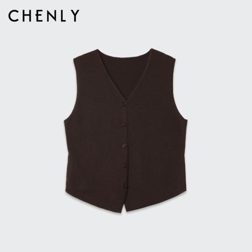 尘衣｜老钱风羊绒马甲 商品图1