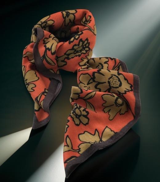 优品堂【花影摇曳2】90×90方巾 商品图6