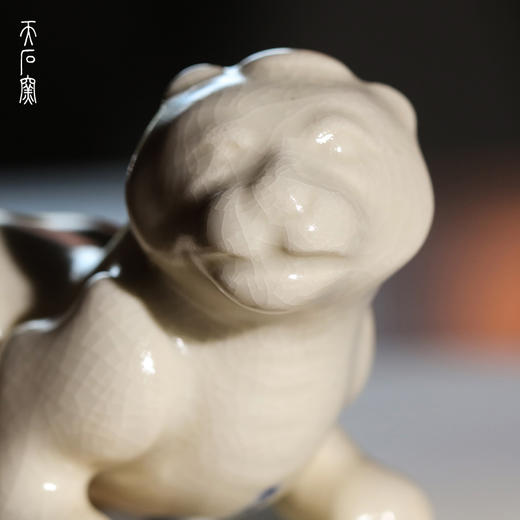 问鼎天石窑白陶泥瑞虎茶宠 商品图2