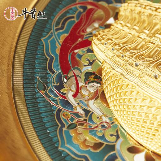 牛首山牛首吉祥摆台金箔高级感敦煌元素原创装饰摆件玄关客厅摆台礼物 商品图3