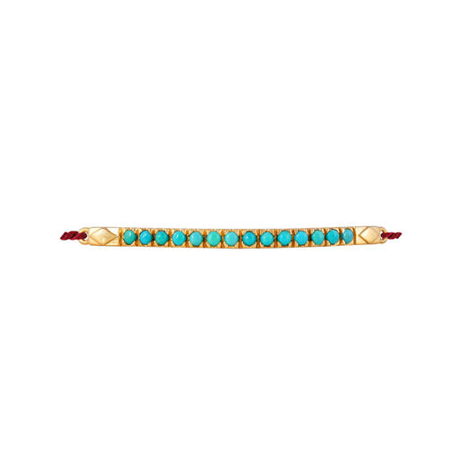 北京仓｜Dorothee sausset-Baguette-红绳 22k镀金 绿松石 手链［法国设计师］ 商品图2