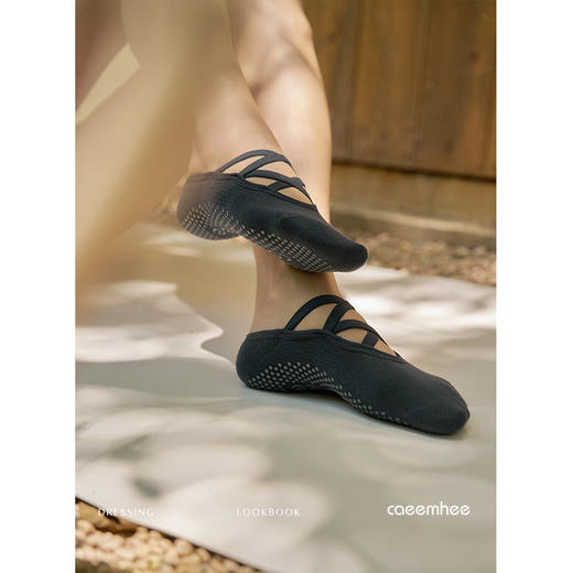 KS6033卡益绑带点胶瑜伽袜 商品图7